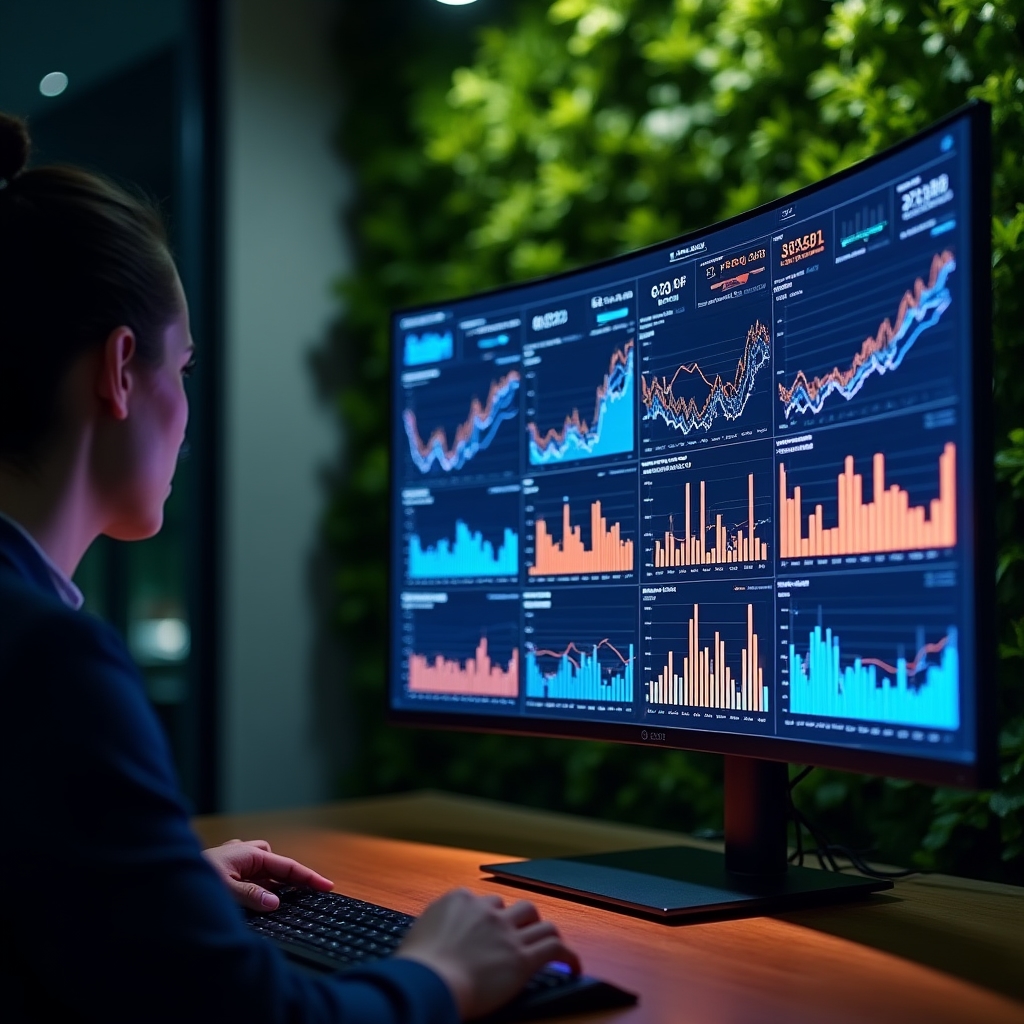 Economic analysis charts and data visualizations for Colombia